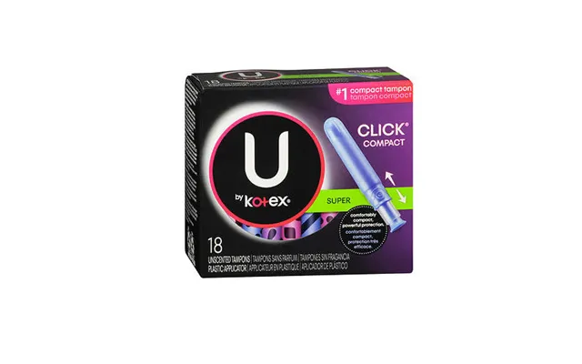 U By Kotex - Unscented Super Tampons With Plastic Applicator