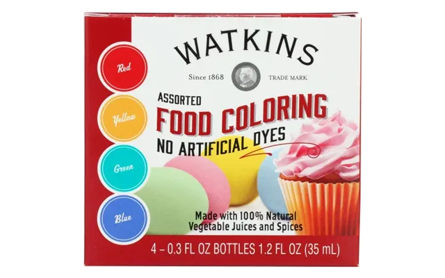 Watkins - Food Coloring Assrtd 4pk