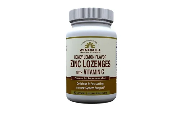 Windmill Health - Zinc Lozenges With Vitamin C Honey Lemon