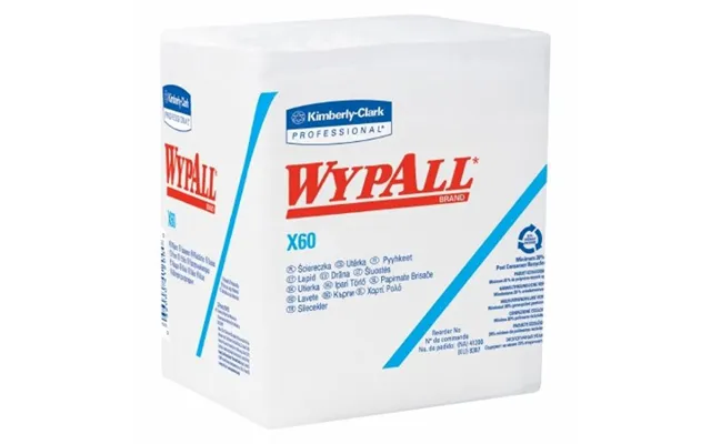 Wypall - Task Wipe Generalclean X60 Light Duty Poly 12 X 12-1 2 Inch Nonsterile Reusable