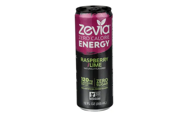 Zevia - Zero Calorie Energy Rtd Raspberry Lime