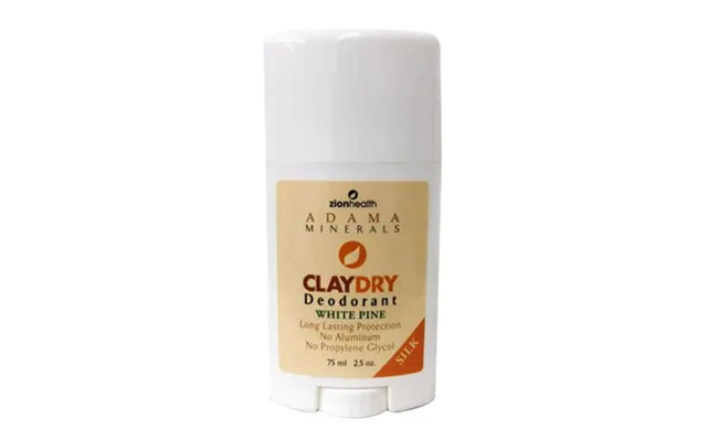 Zion Health - Claydry Silk Natural Deodorant White Pine
