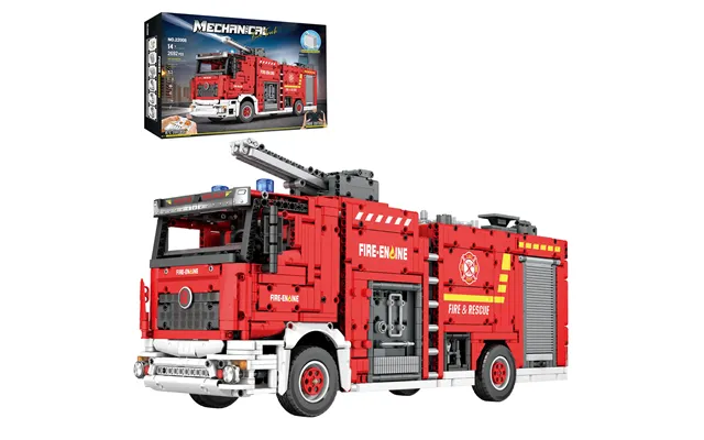 Fire Truck Building Blocks With Water Spray Device 22008 2692 Pcs