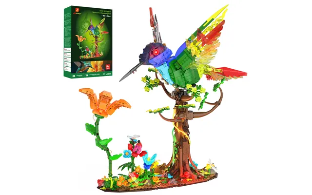 Mechanical Hummingbird Building Set 70011 1704 Pcs 12 Led Lights