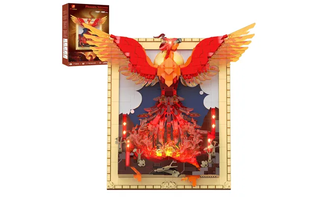 Phoenix Rebirth Brick Art 70017 1565 Pcs