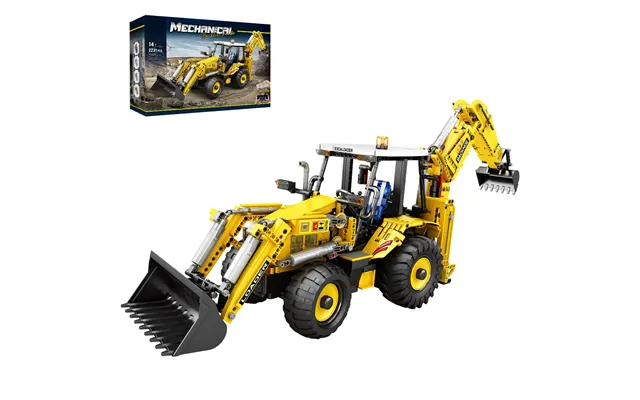 Rc Loader Excavator Building Blocks 22018 2231 Pcs