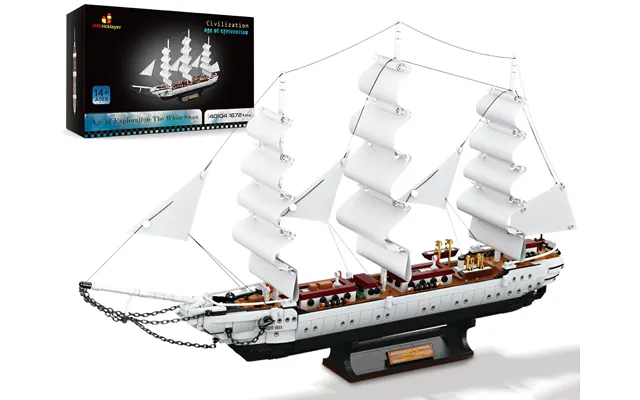 The White Swan Ship 40104 1672 Pcs
