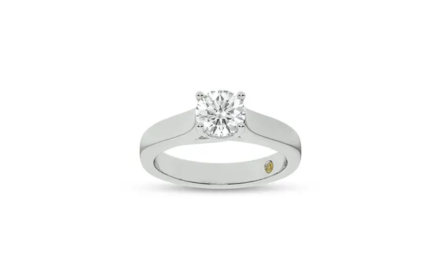 Bold Cross Prong Round Lab Grown Diamond Solitaire Ring 14k White Gold 2 1 2 Ct