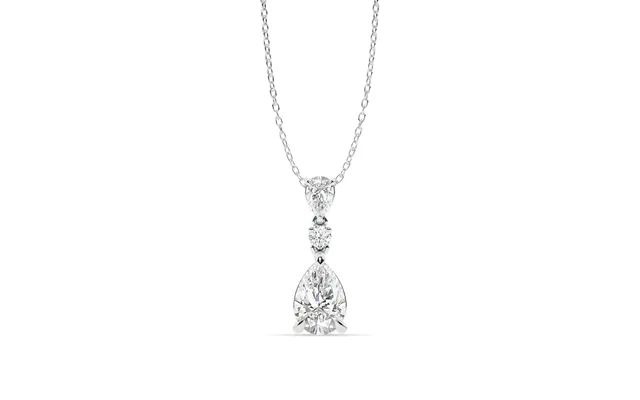 Celestial Kiss Lab Grown Diamond Necklace 14k Yellow Gold 3 1 4 Ct