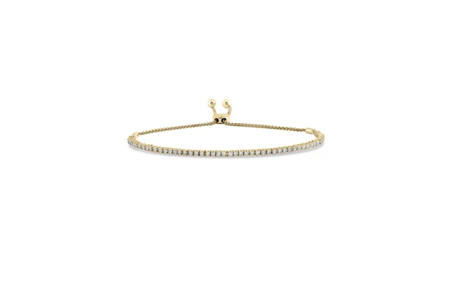 Classic Lab Grown Diamond Bolo Bracelet 1 Ct. Tw. -10k Yellow Gold