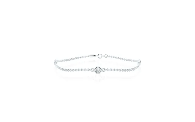 Three Stone Lab Grown Diamond Bracelet 1 4 Ct. Tw. -10k White Gold
