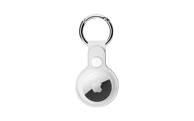 Airtag Leather Case 2pcs - White