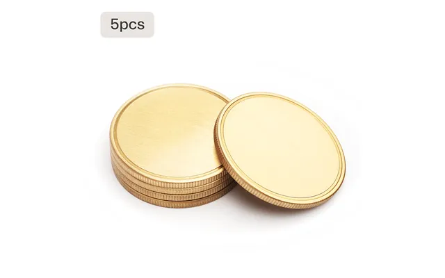 Blank Brass Coins 5pcs 10pcs - 5 Pcs