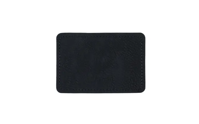Blank Rectangular Pu Leather Labels Tags 30pcs - Black