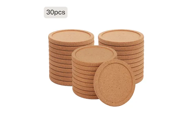 Cork Coasters For Drinks 10pcs 30pcs - 30 Pcs