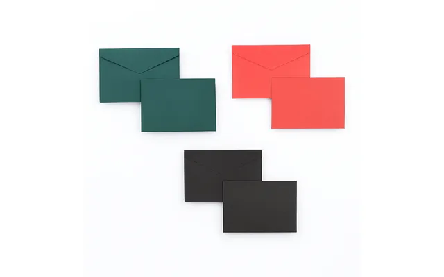 Envelope Paper With Golden Base 9pcs