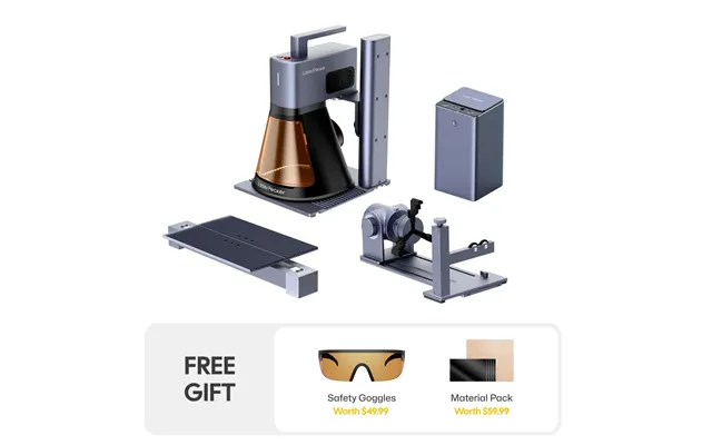 Laserpecker Lp2 Plus 10w Desktop Laser Engraver & Cutter - Lp2 Plus All-in-one Bundle