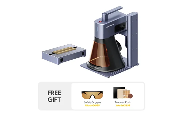 Laserpecker Lp2 Plus 10w Desktop Laser Engraver & Cutter - Lp2 Plus Spintrack Bundle