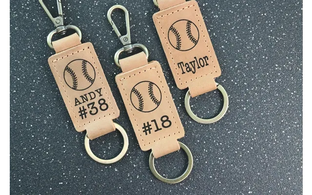 Baseball Key Chain Baseball Bag Tag Custom For Baseball Game Gift For Baseball Team Gift For Athlete Backpack Keychain