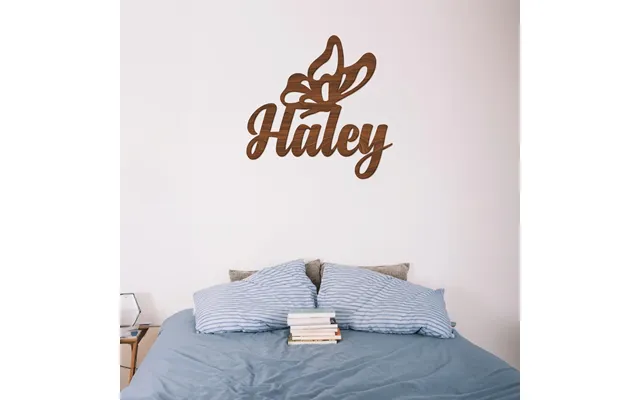 Butterfly Wood Name Sign