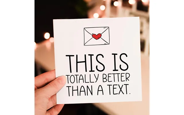Cute Sarcastic Long Distance Relationship Greeting Card