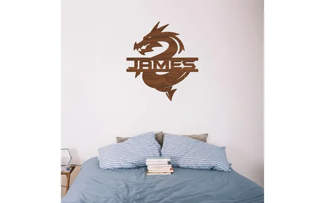Dragon Wood Name Sign