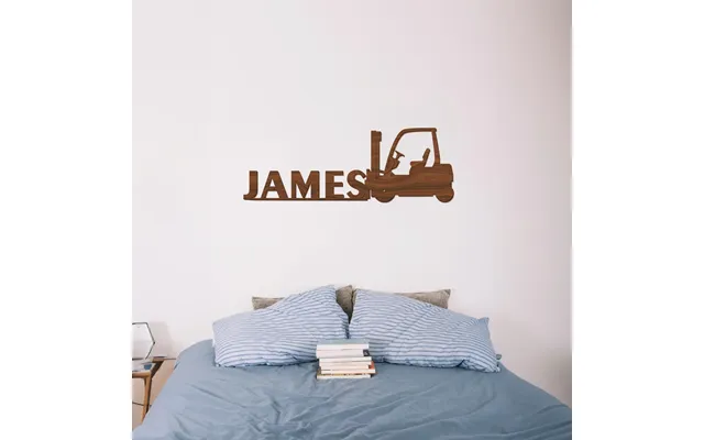 Forklift Wood Name Sign