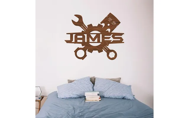 Garage Wood Name Sign