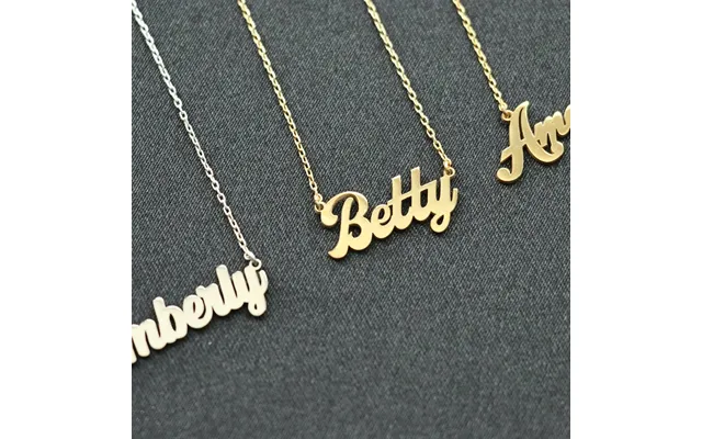 Handcrafted Gold Name Necklace - Custom Elegant Gift