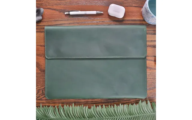 Leather Portfolio Document Organizer - Real Leather