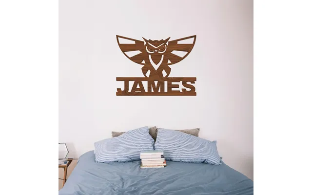 Owl Wood Name Sign