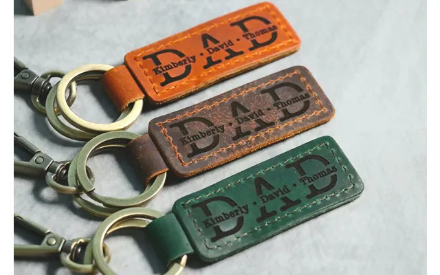 Personalized Dad Keychain - New Dad Gift