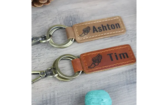 Personalized Track & Field Keychains