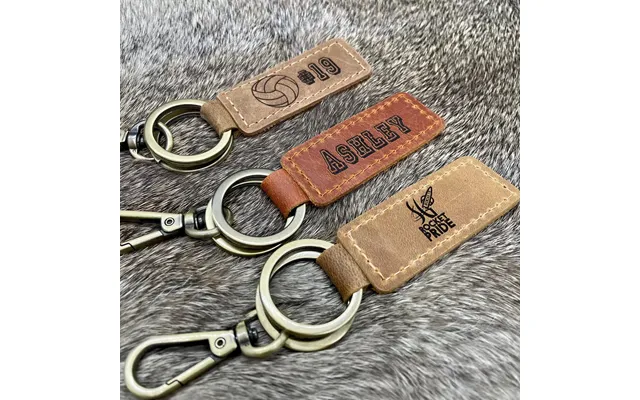 Personalized Volleyball Keychains