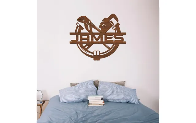Plumbing Wood Name Sign