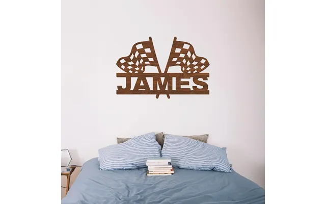 Racing Wood Name Sign