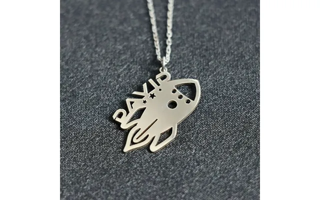 Rocket Necklace - Personalized Rocket Necklace