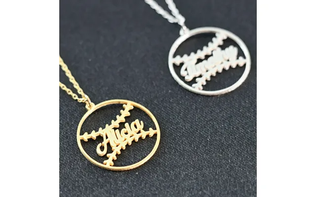 Softball Necklace - Personalized Softball Necklace
