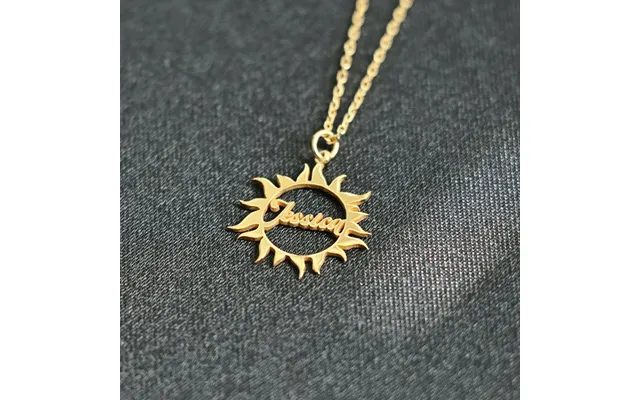 Sun Necklace - Minimalist Necklace, Name Necklace