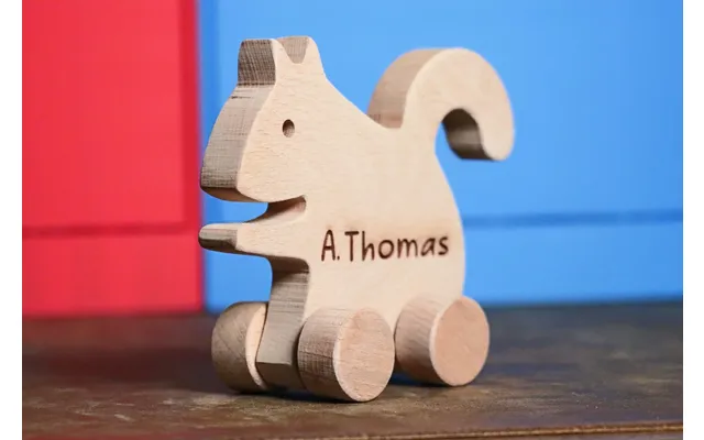 Wooden Squirrel Toy