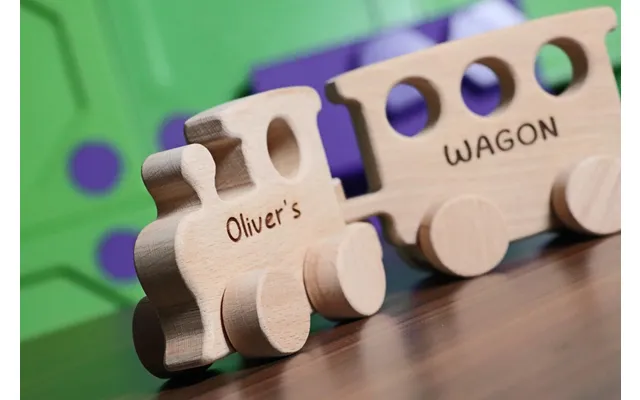 Wooden Toy Train - Personalized