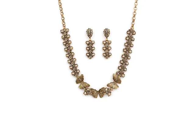 Butterfly Garden Necklace And Earring Set