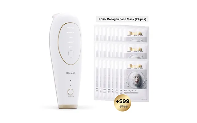 Mimisilk Iris 1450nm Advanced At-home Fractional Laser Device For Anti-aging - Iris Face Mask 24 Pcs