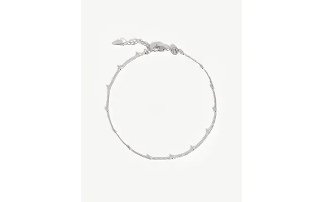 Bobble Chain Anklet Sterling Silver