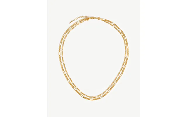 Filia Double Chain Necklace 18k Gold Vermeil