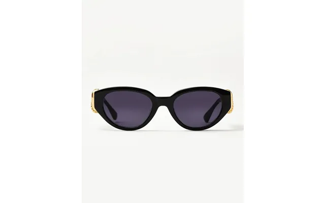 Jimmy Fairly Melissa Cat-eye Sunglasses 18k Gold Plated Black