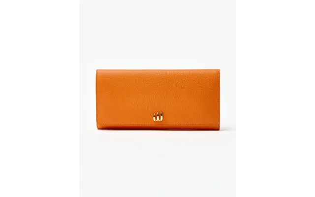 Leather Jewelry Roll Orange