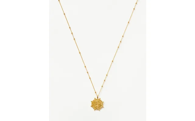Lucy Williams Beaded Coin Necklace