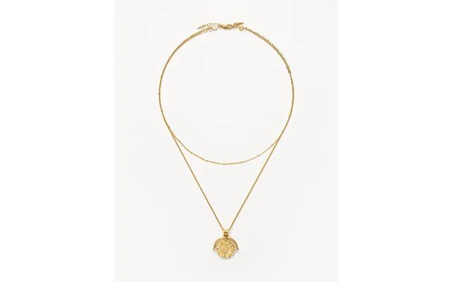 Lucy Williams Roman Arc Chain Necklace Set 18k Gold Vermeil