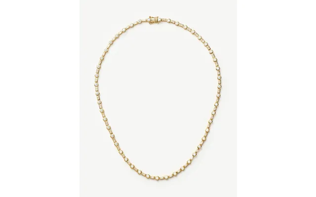 Lucy Williams Tennis Necklace 18k Gold Plated